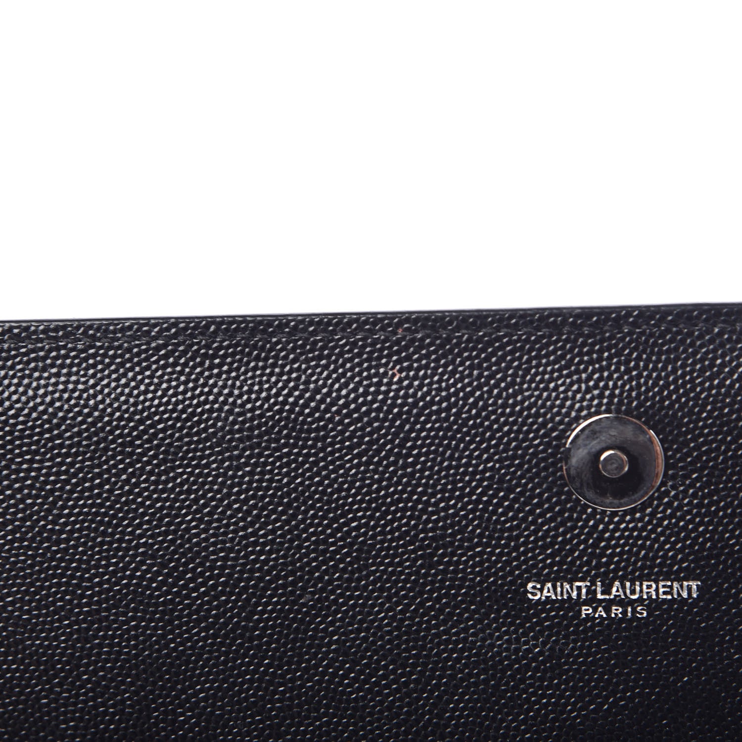 Saint Laurent Grain De Poudre Classic Monogram Kate Clutch Black 12 of 12