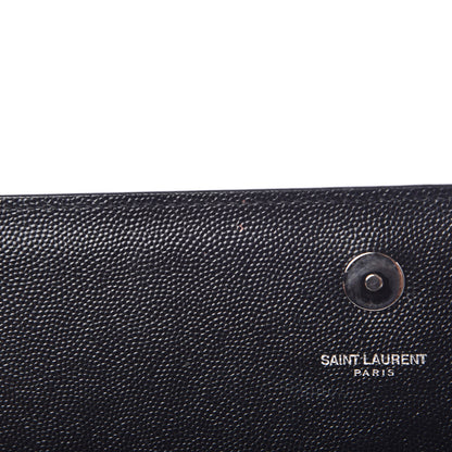 Saint Laurent Grain De Poudre Classic Monogram Kate Clutch Black 12 of 12