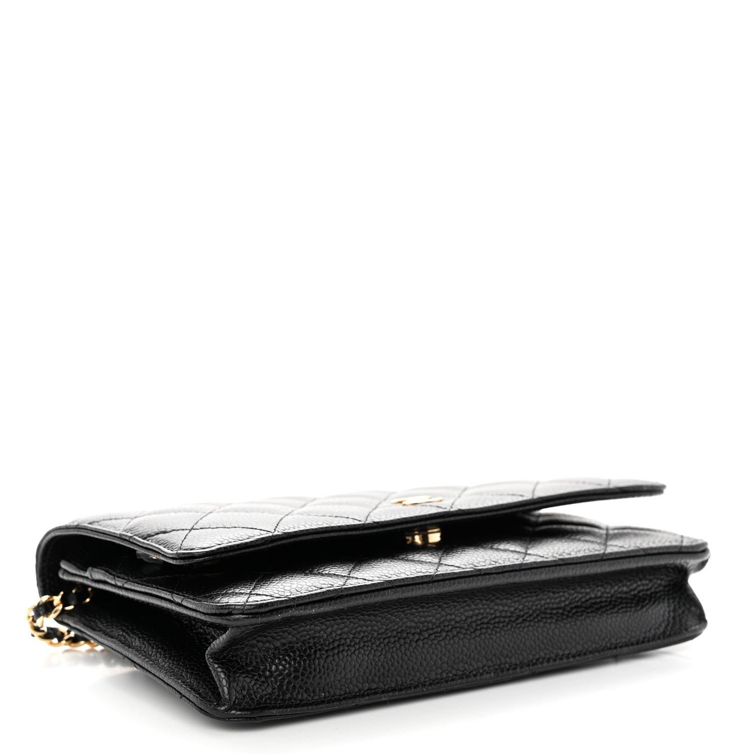Chanel Caviar Quilted Wallet on Chain WOC Black 4 of 11