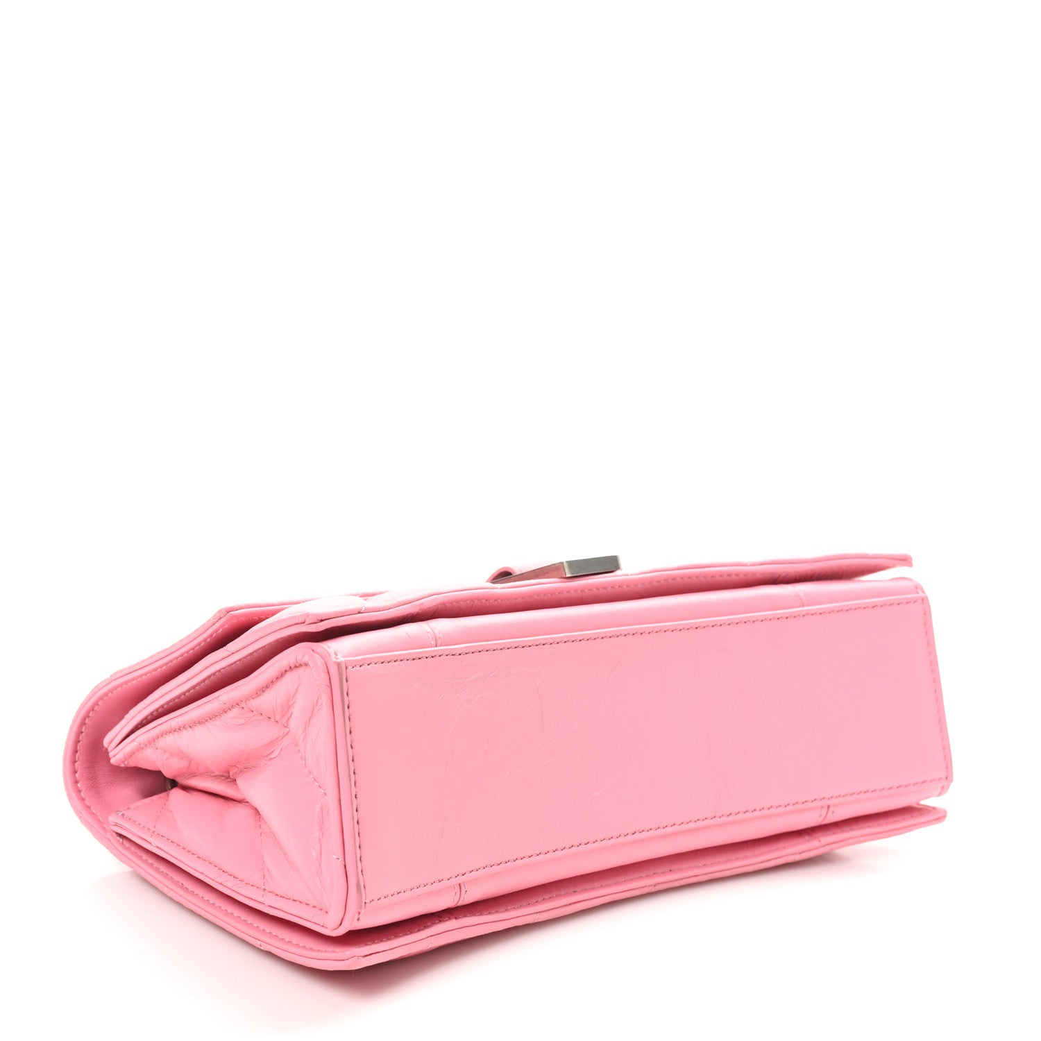 Balenciaga Crushed Calfskin Quilted Small Crush Chain Bag Sweet Pink 4 of 9