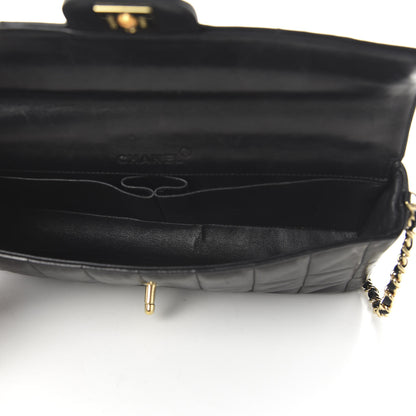 Chanel Lambskin East West Chocolate Bar Flap Black 5 of 11