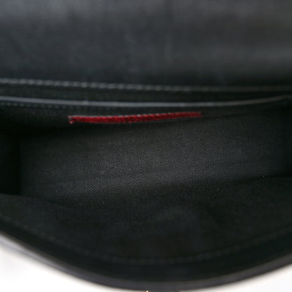 Valentino Garavani Vitello Medium Rockstud Flip Lock Crossbody Bag Black 5 of 9