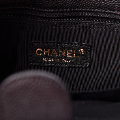 Chanel Caviar Quilted Petit Shopping Tote PST Black 6 of 12