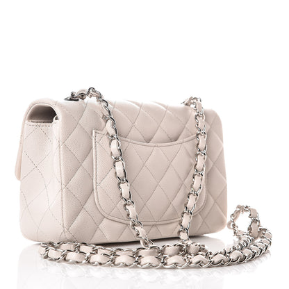 Chanel Caviar Quilted Mini Rectangular Flap Ivory 3 of 10