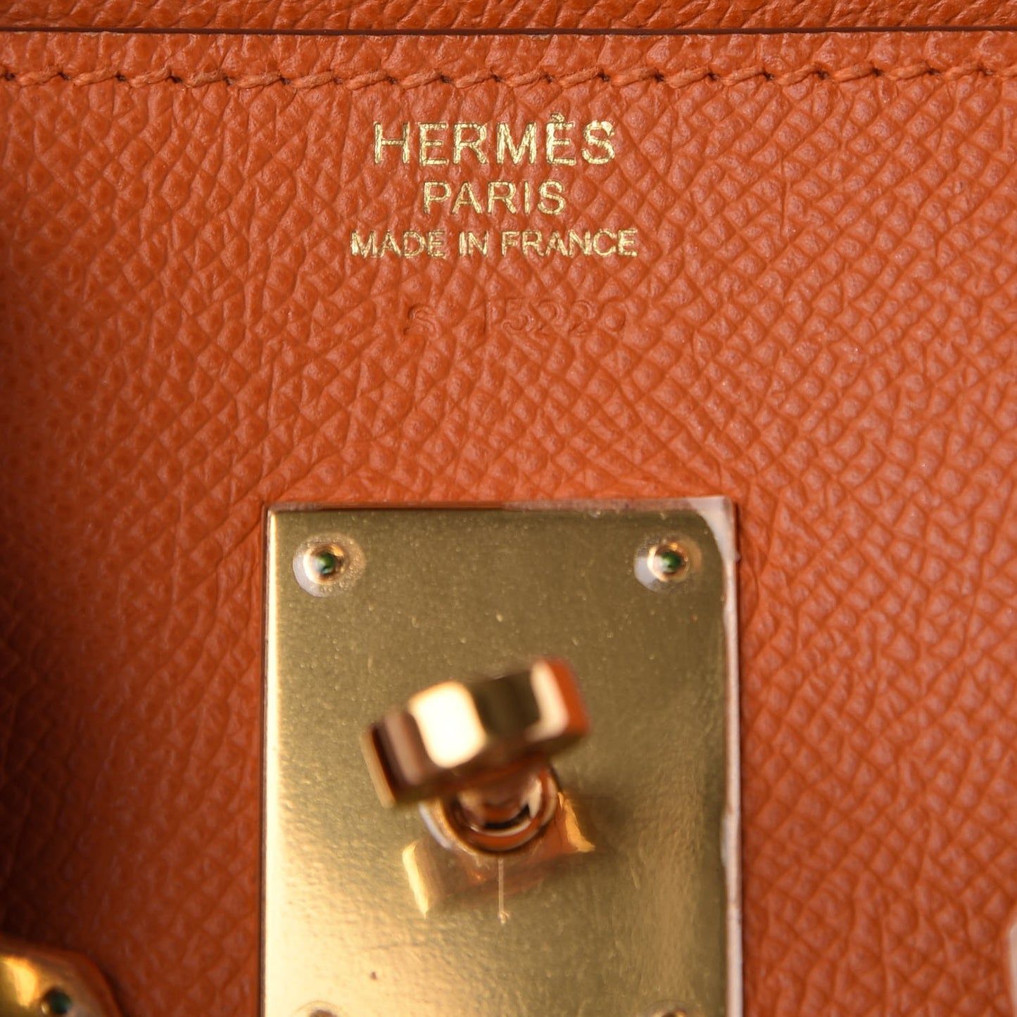 Epsom Birkin 30 Orange