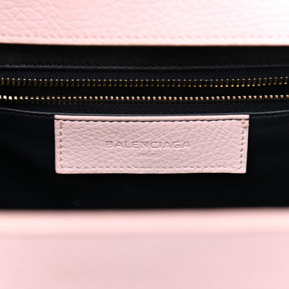 Balenciaga Grained Calfskin M Tube Round Tote Rose Poudre 5 of 18