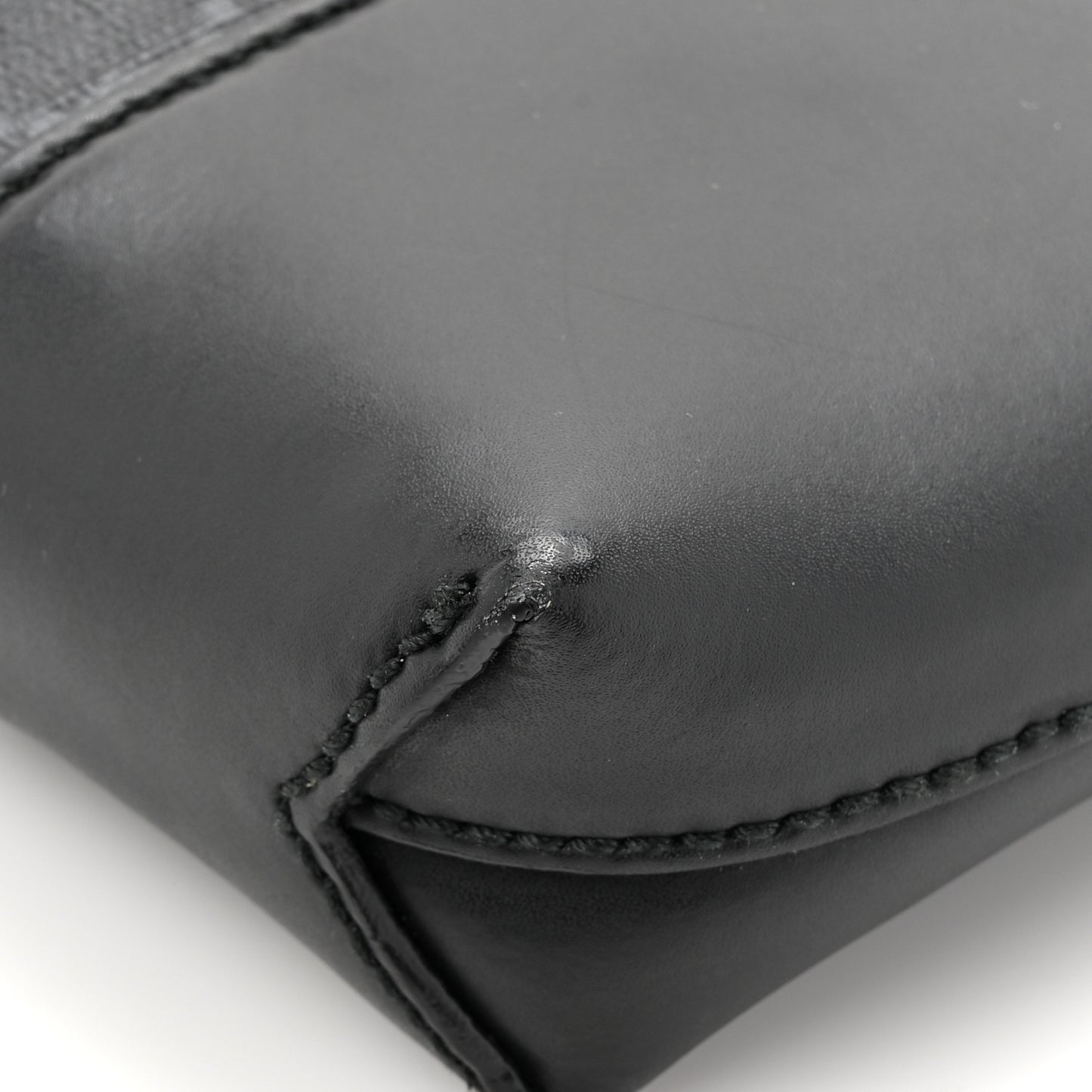 Soft GG Supreme Monogram Appia Calfskin Web East West Messenger Bag Black Grey