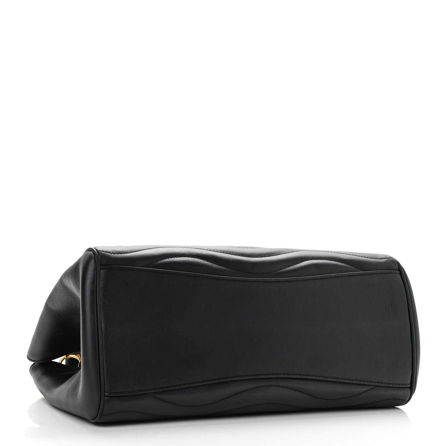 Louis Vuitton Calfskin New Wave Chain Tote Black 4 of 11