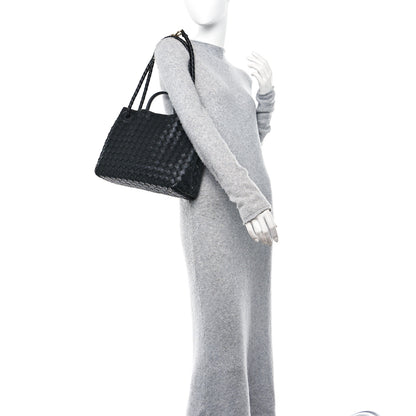 Bottega Veneta Nappa Intrecciato Medium Andiamo Shoulder Bag Black 2 of 12