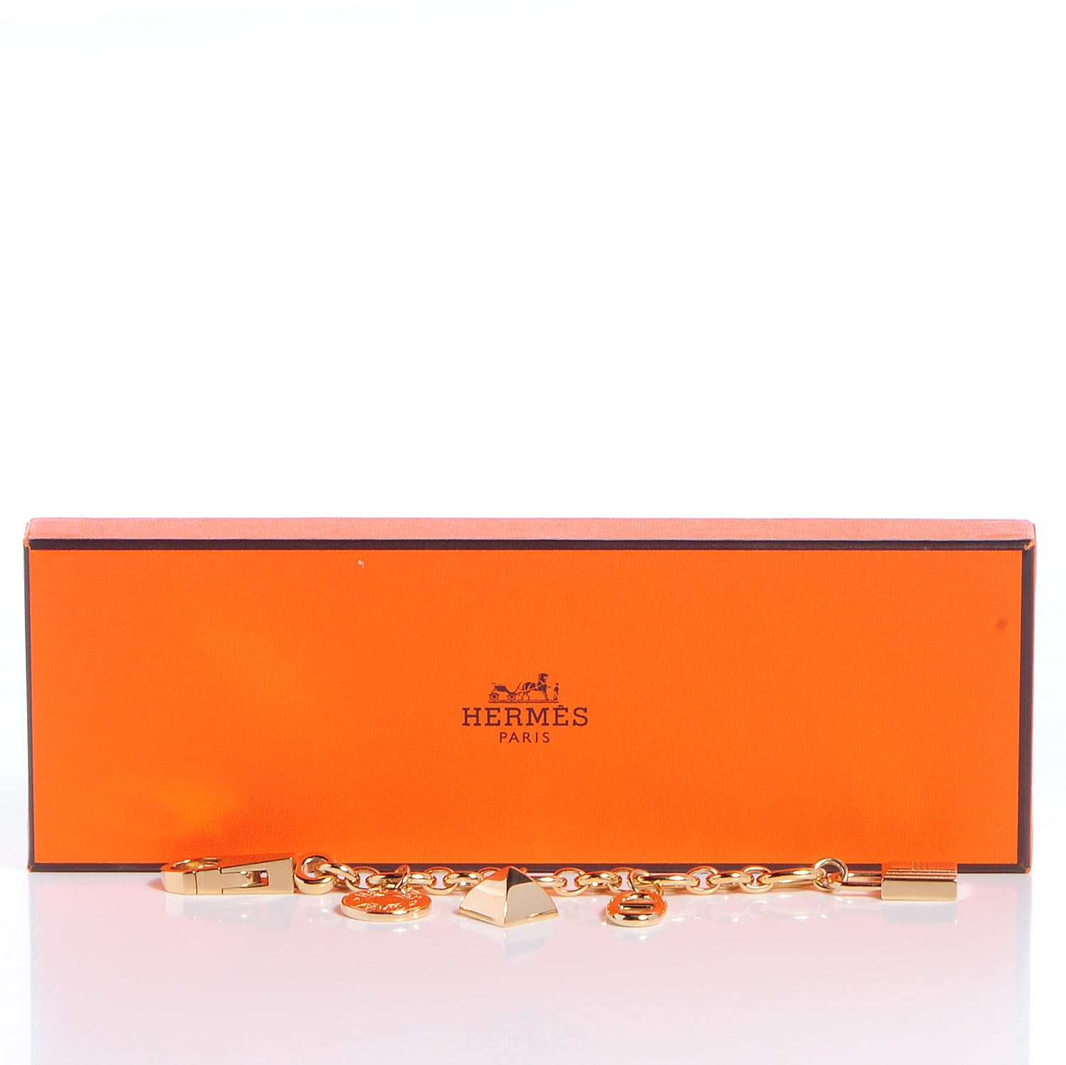 Hermes Permabrass Olga Bag Charm Gold 6 of 6