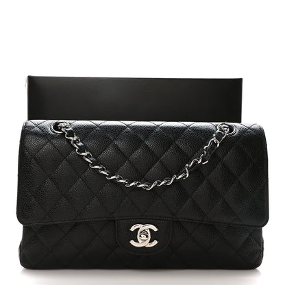 Chanel Caviar Quilted Medium Double Flap Black 11 of 11