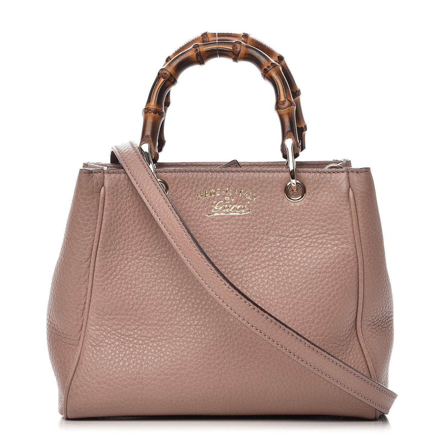 Cellarius Calfskin Mini Bamboo Shopper Tote Dark Cipria