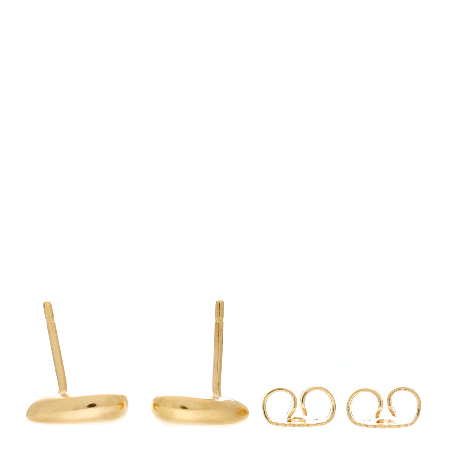 18K Yellow Gold 10mm Elsa Peretti Teardrop Earrings