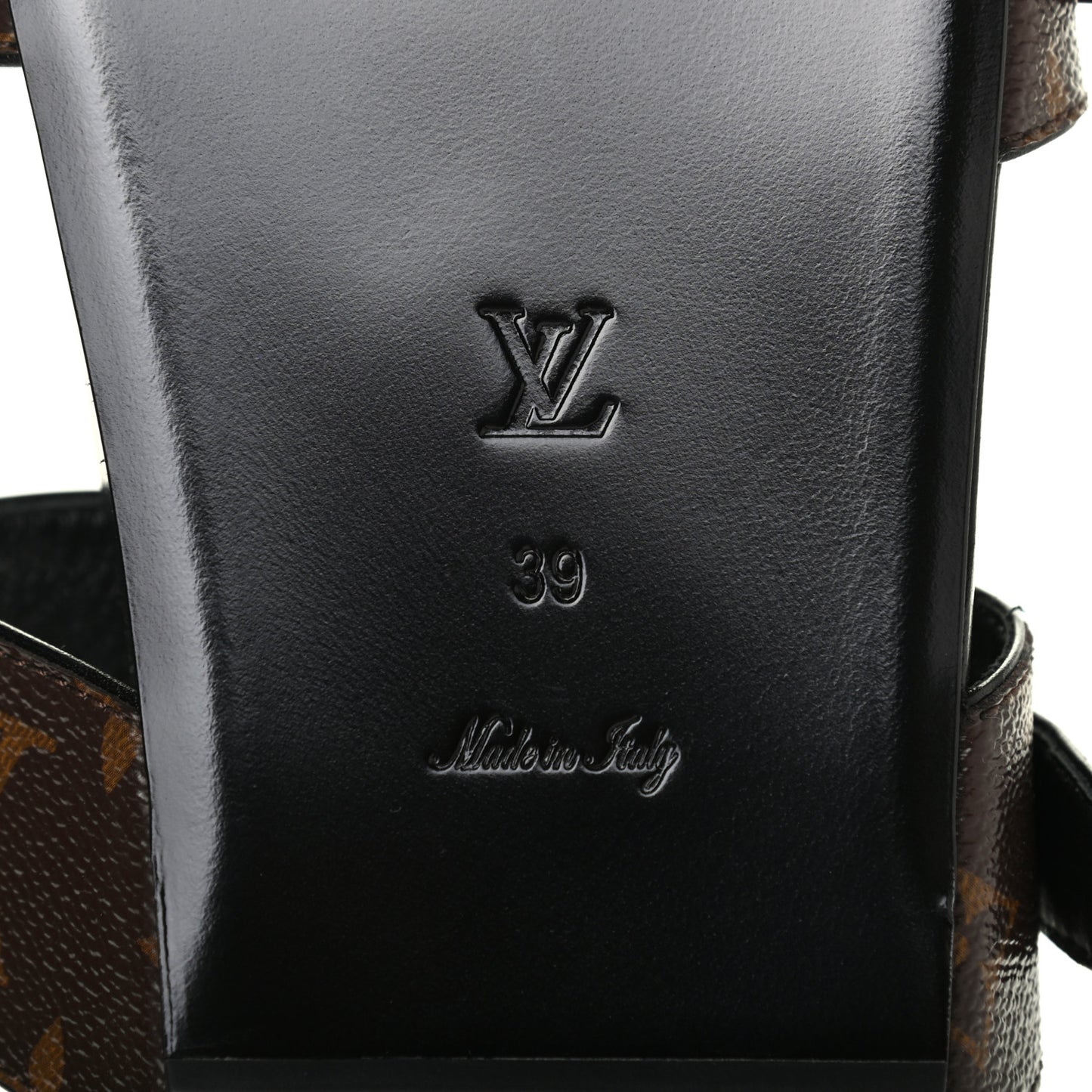 Monogram Bom Dia Mule Sandals 39 Black