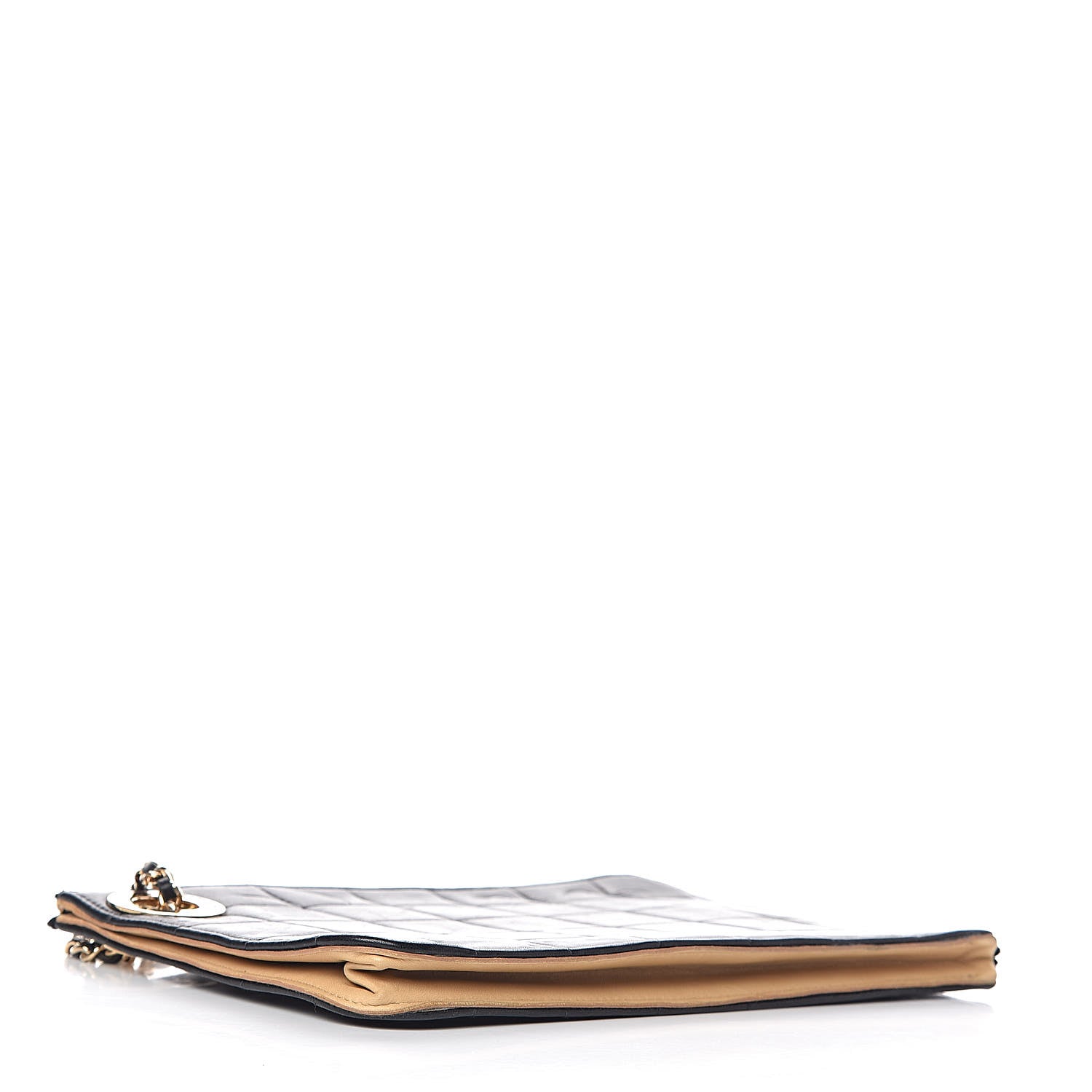Chanel Lambskin Quilted Chocolate Bar Wristlet Black 4 of 14