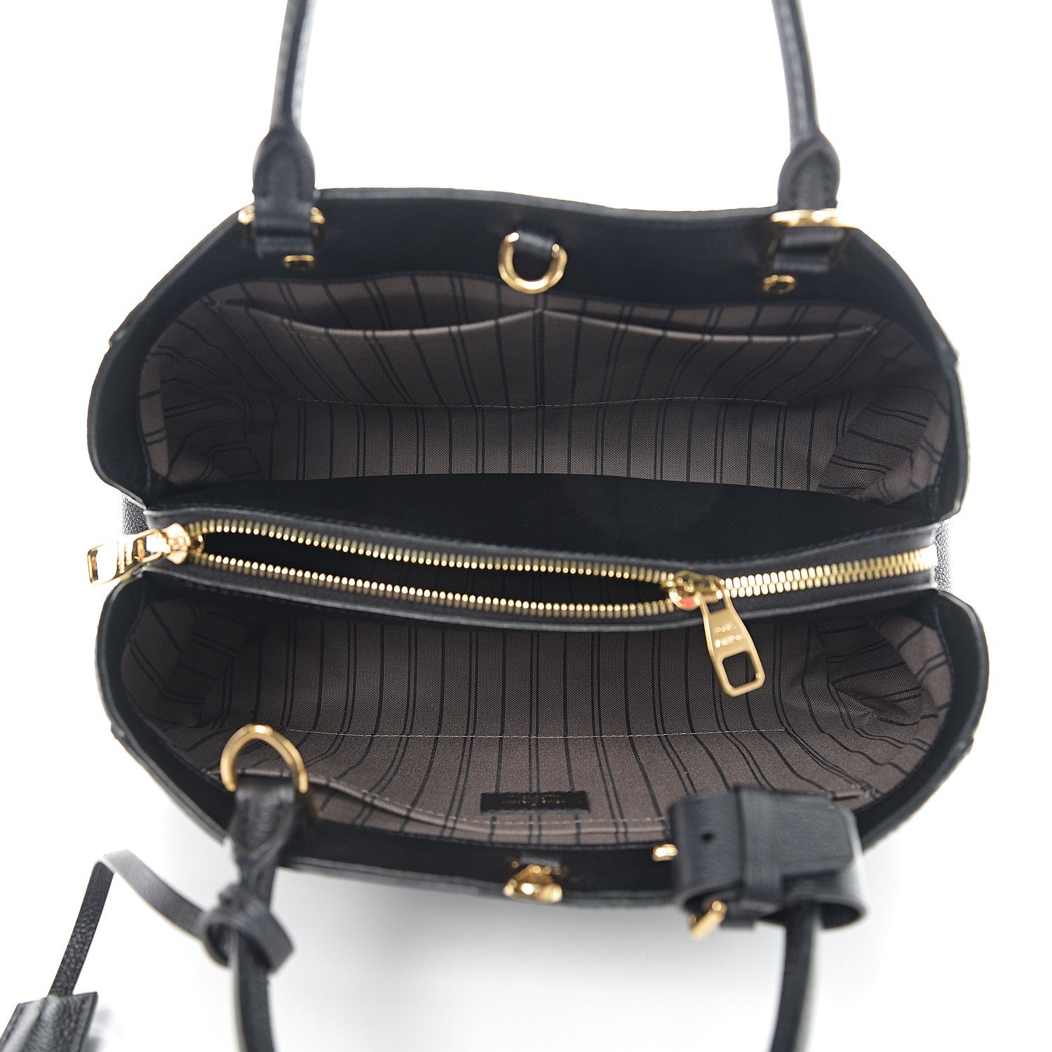 Louis Vuitton Empreinte Montaigne MM Black 4 of 8