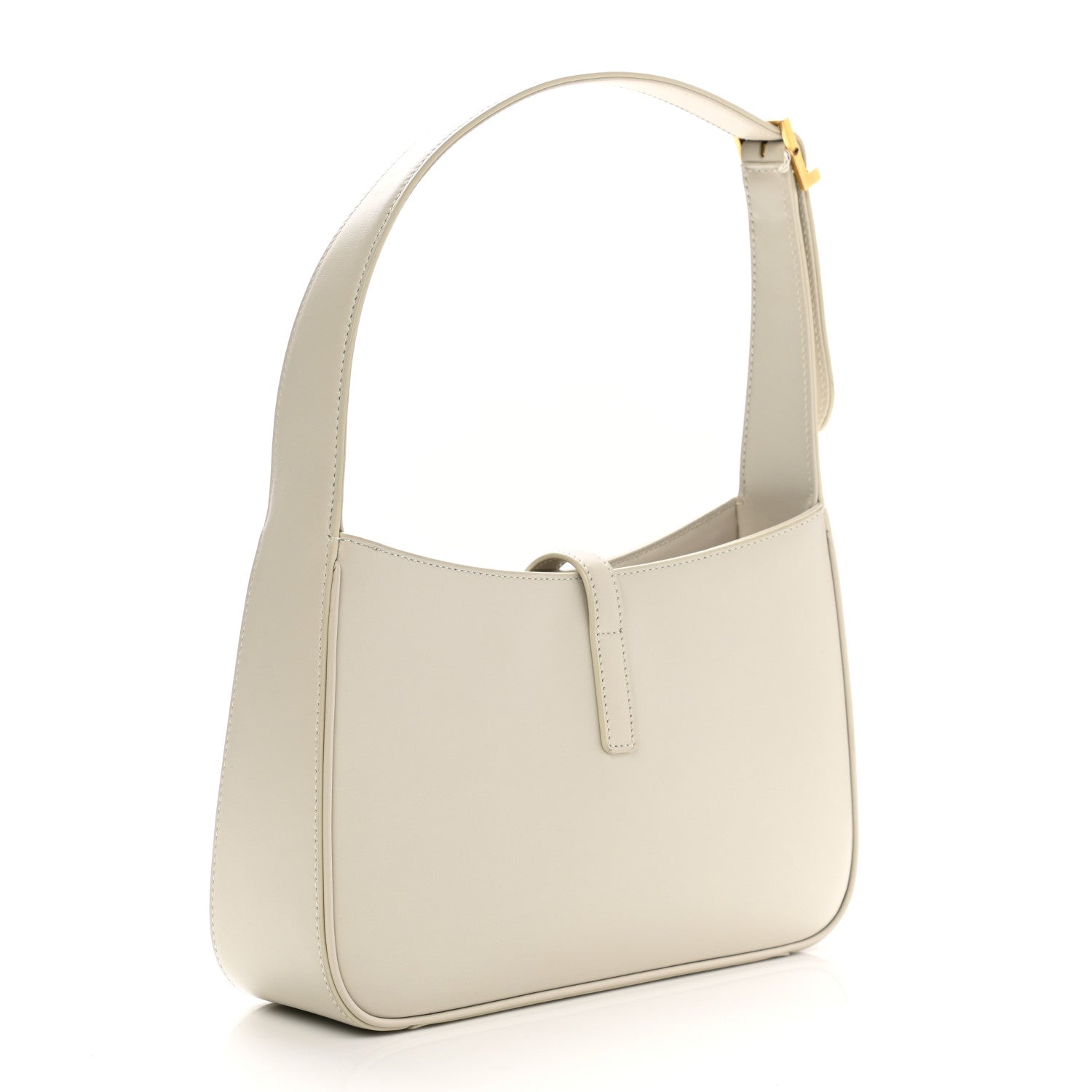 Saint Laurent Smooth Calfskin Le 5 A 7 Hobo Blanc Vintage 3 of 12