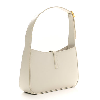 Saint Laurent Smooth Calfskin Le 5 A 7 Hobo Blanc Vintage 3 of 12