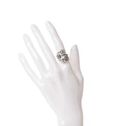 Louis Vuitton Flower Full Ring S Silver 2 of 5