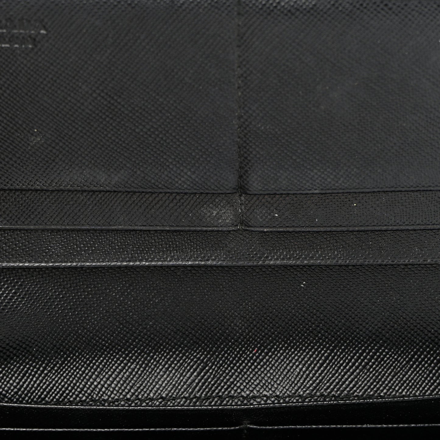 Saffiano Bow Continental Wallet Black