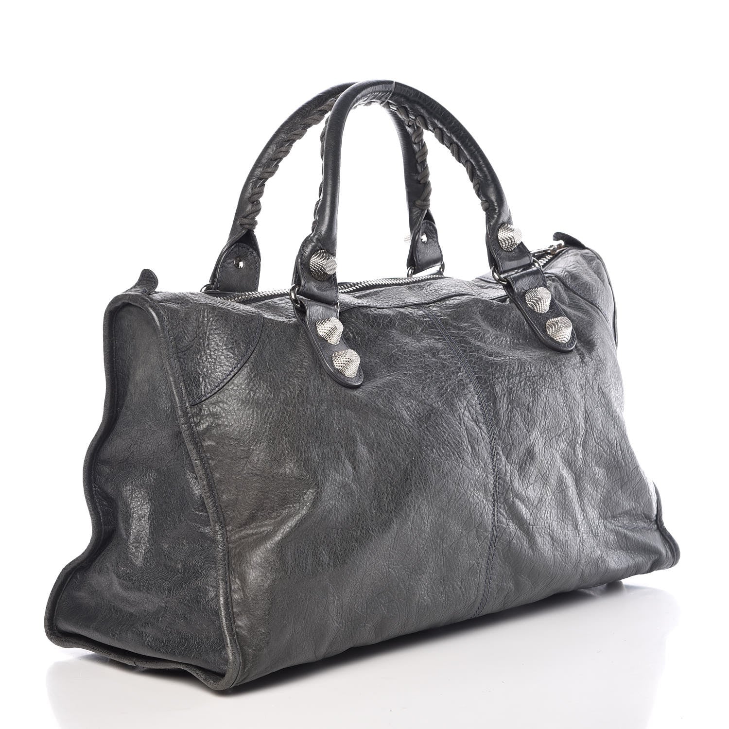 Balenciaga Agneau Giant 21 Silver Hardware Work Anthracite 3 of 9