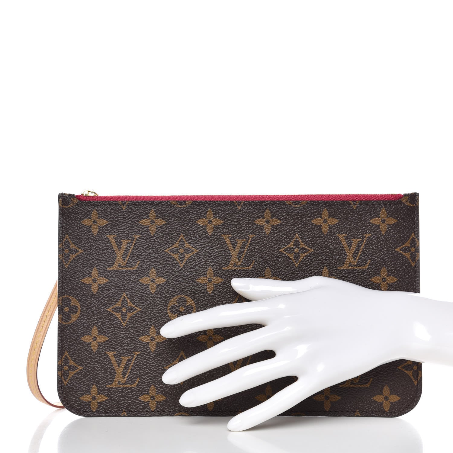 Louis Vuitton Monogram Neverfull MM GM Pochette Pivoine 2 of 8