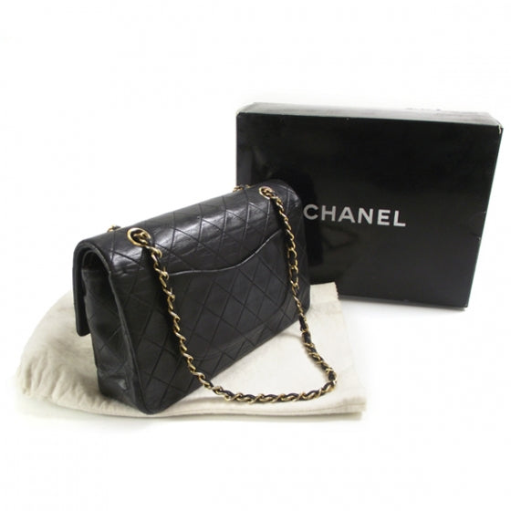 Lambskin Double Medium Flap Bag