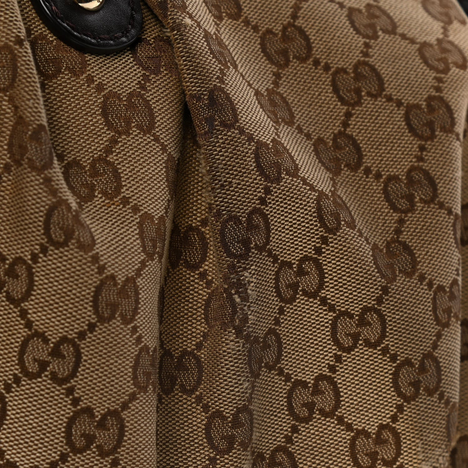 Gucci Monogram Medium Sukey Top Handle Dark Brown 20 of 28