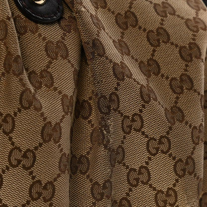 Gucci Monogram Medium Sukey Top Handle Dark Brown 20 of 28