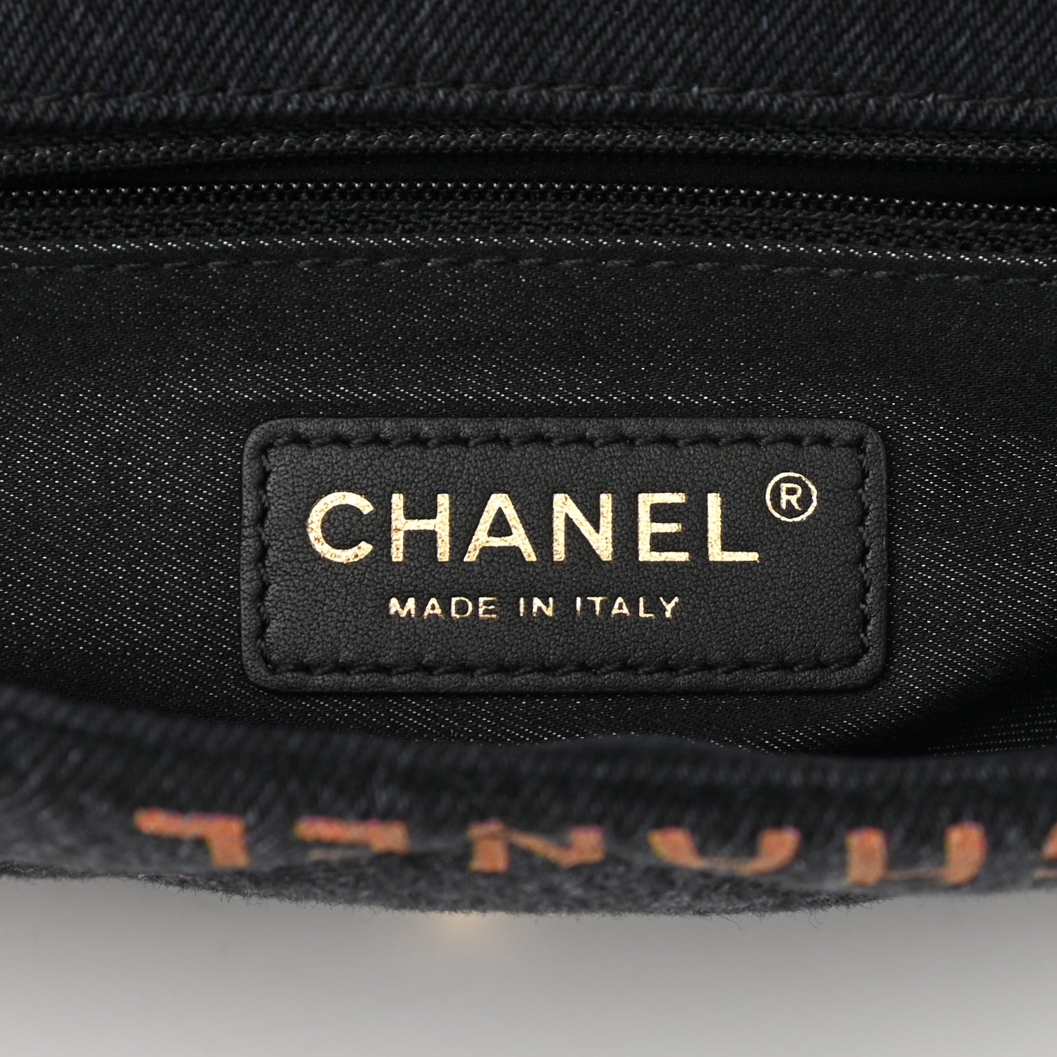 Chanel Denim Quilted Denim Mood Large Flap Black Multicolor 6 of 11