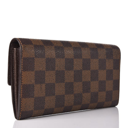 Louis Vuitton Damier Ebene Sarah Wallet 3 of 12