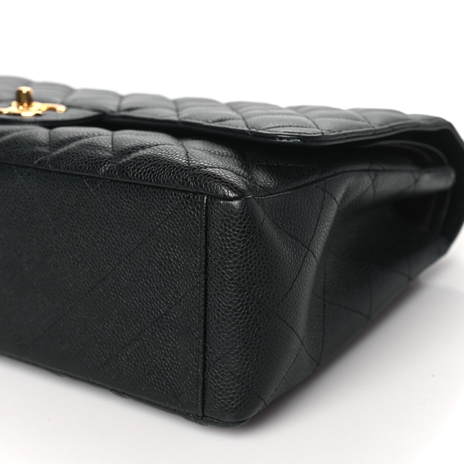 Chanel Caviar Quilted Maxi Double Flap Black 10 of 11