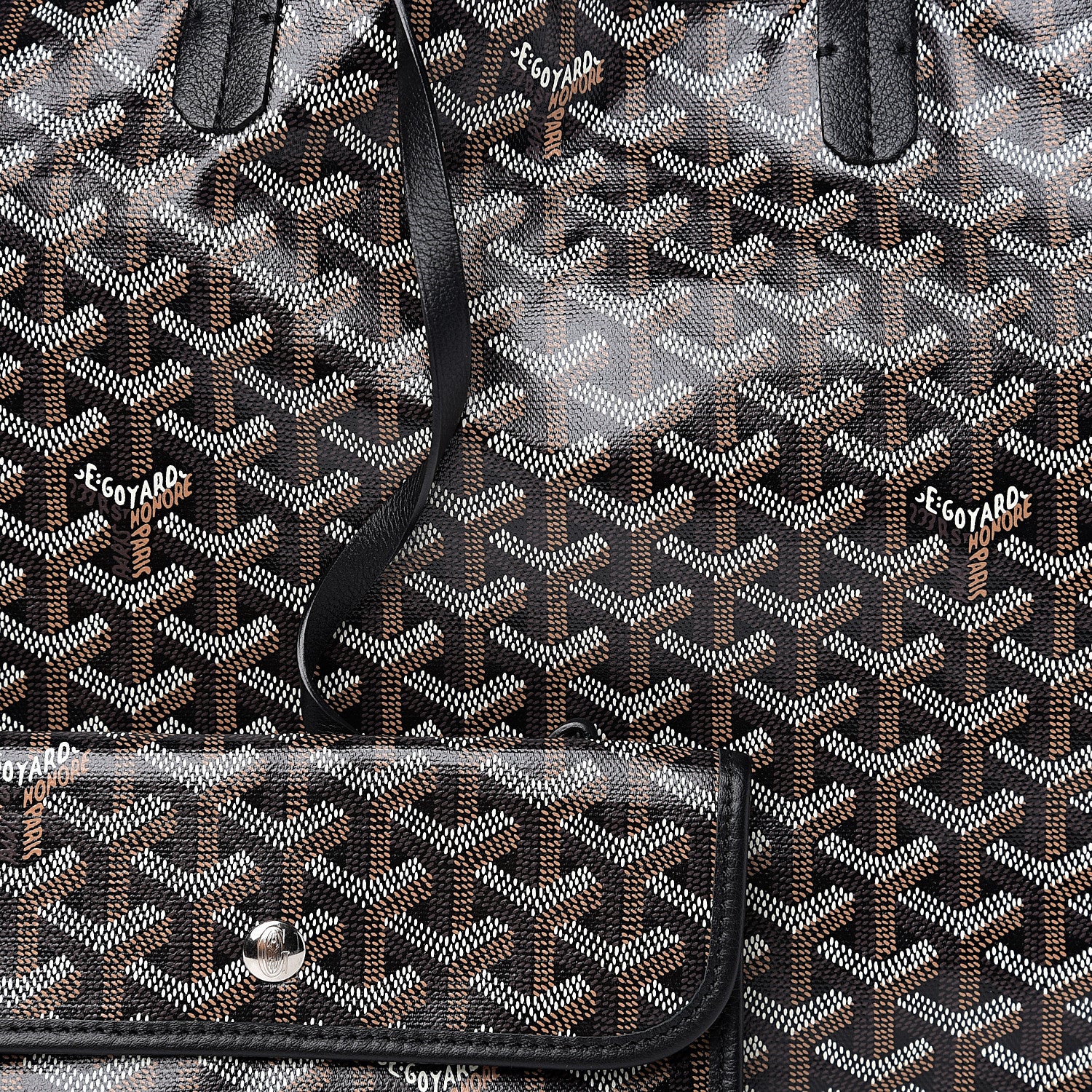 Goyard Goyardine Saint Louis PM Black 10 of 10