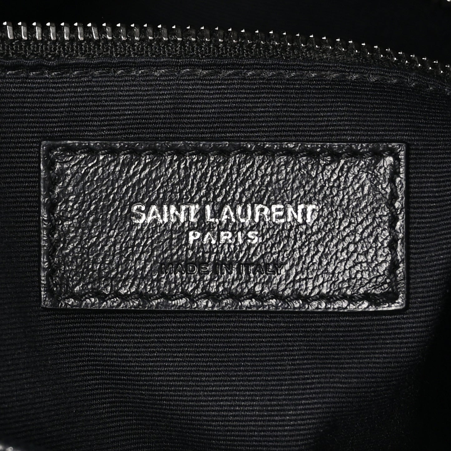 Lambskin Quilted Medium Loulou Puffer Monogram Chain Satchel Black