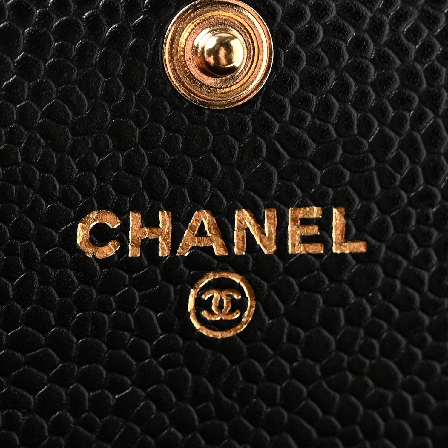 Chanel Caviar Quilted Large Gusset Flap Wallet Black 6 of 11