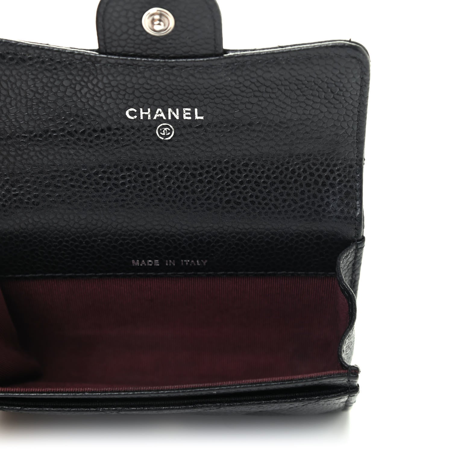 Chanel Caviar Quilted Flap Card Holder Black 4 of 4