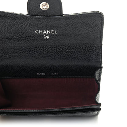 Chanel Caviar Quilted Flap Card Holder Black 4 of 4