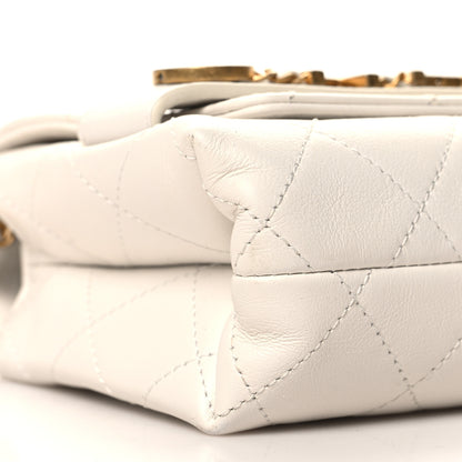 Chanel Calfskin Quilted Small Enchained Flap White 9 of 12
