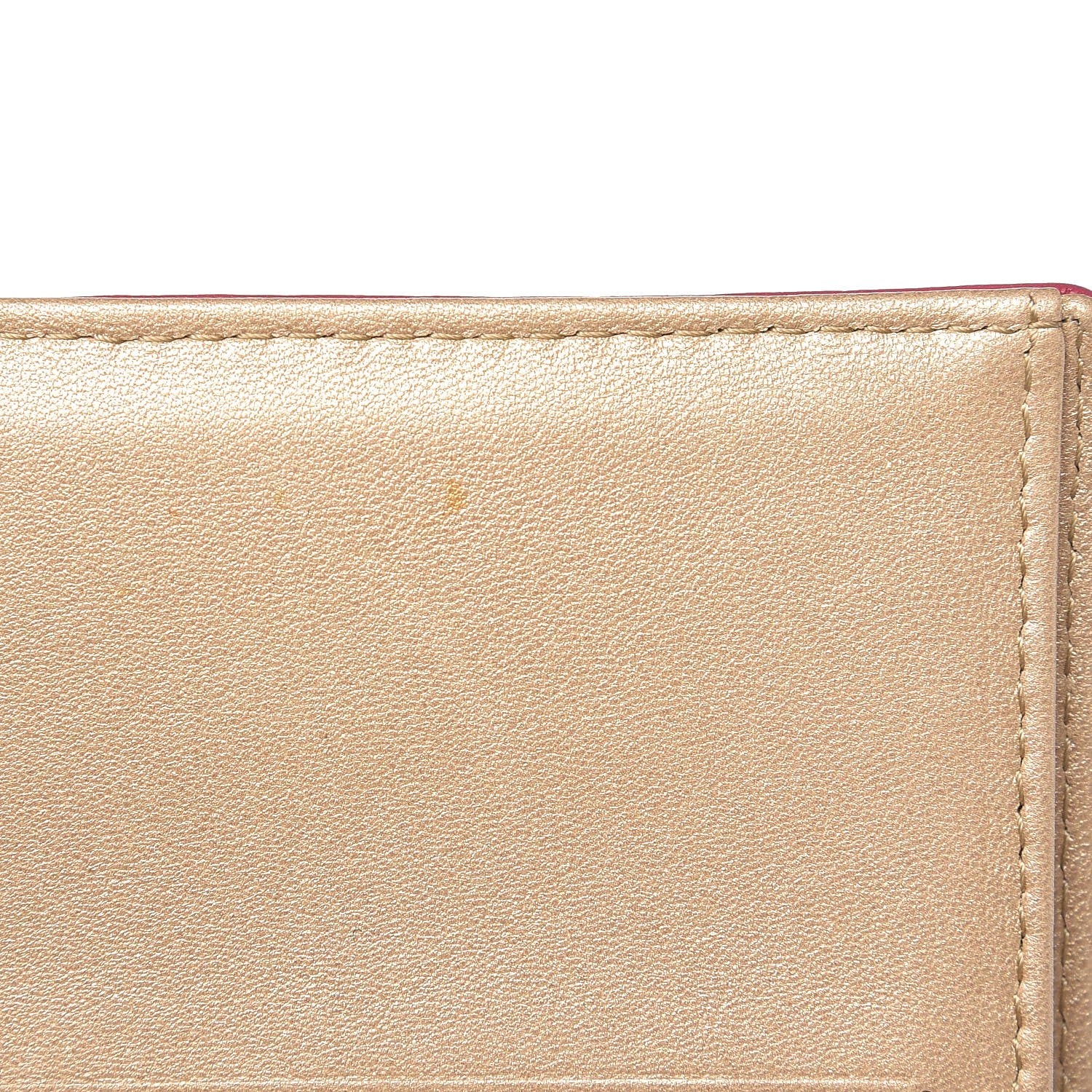 Chanel Lambskin Embossed Camellia French Wallet Fuchsia 9 of 12