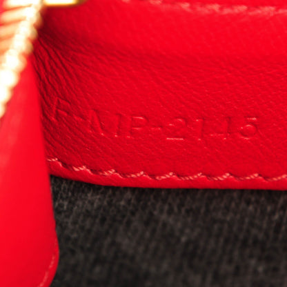 Celine Lambskin Small Trio Crossbody Bag Red 7 of 7