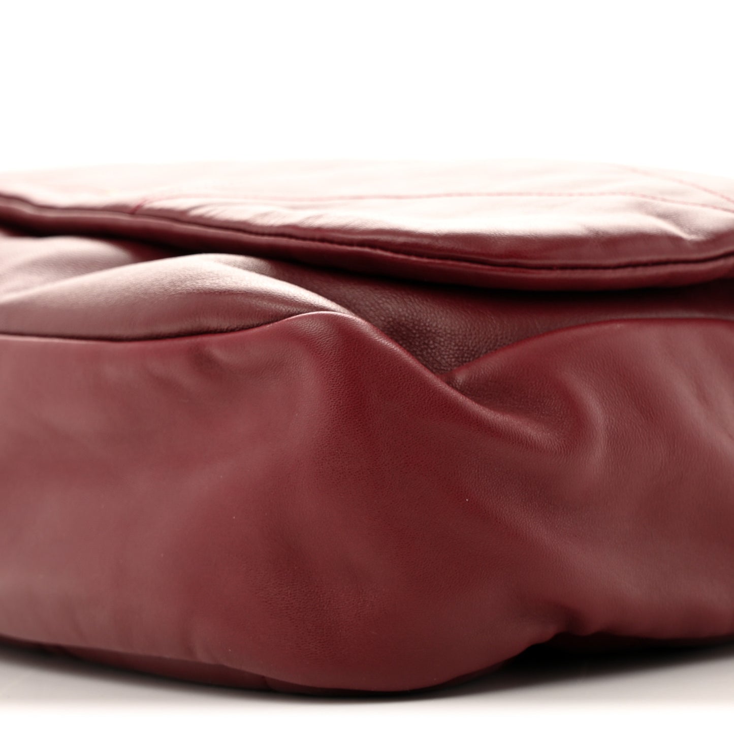 Lambskin Matelasse Monogram Large Jamie 4.3 New Dark Bordeaux