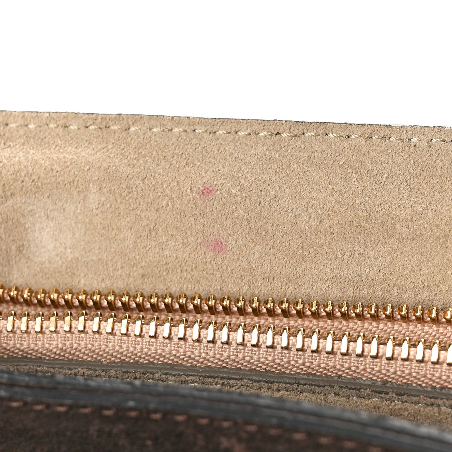 Snakeskin Suede Medium Faye Shoulder Bag Moka
