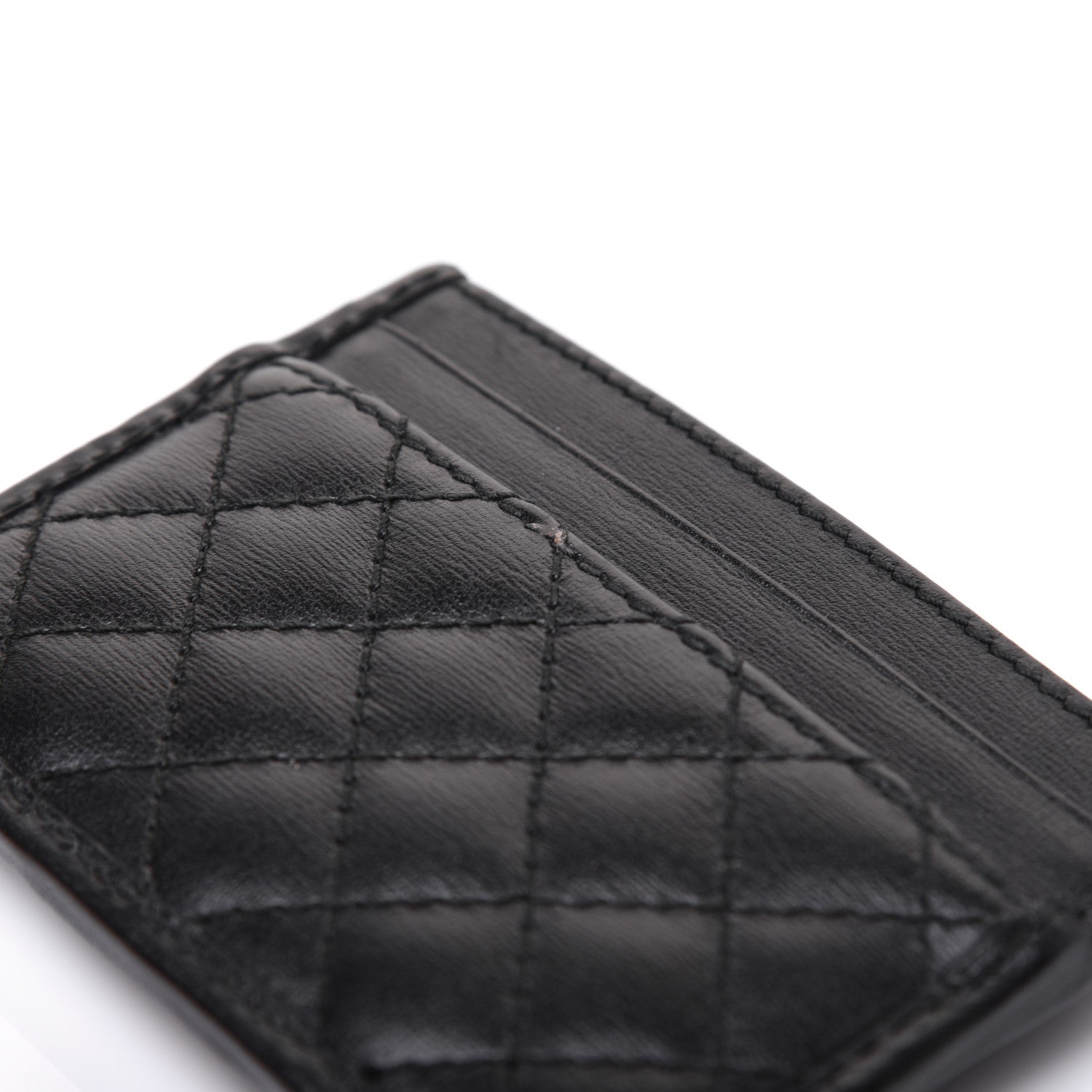 Gucci Calfskin Web Trapuntata Ophidia Card Holder Black 14 of 16