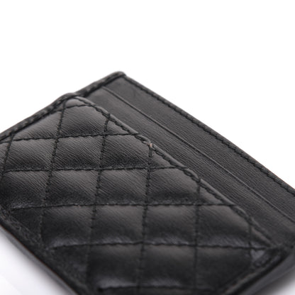 Gucci Calfskin Web Trapuntata Ophidia Card Holder Black 14 of 16