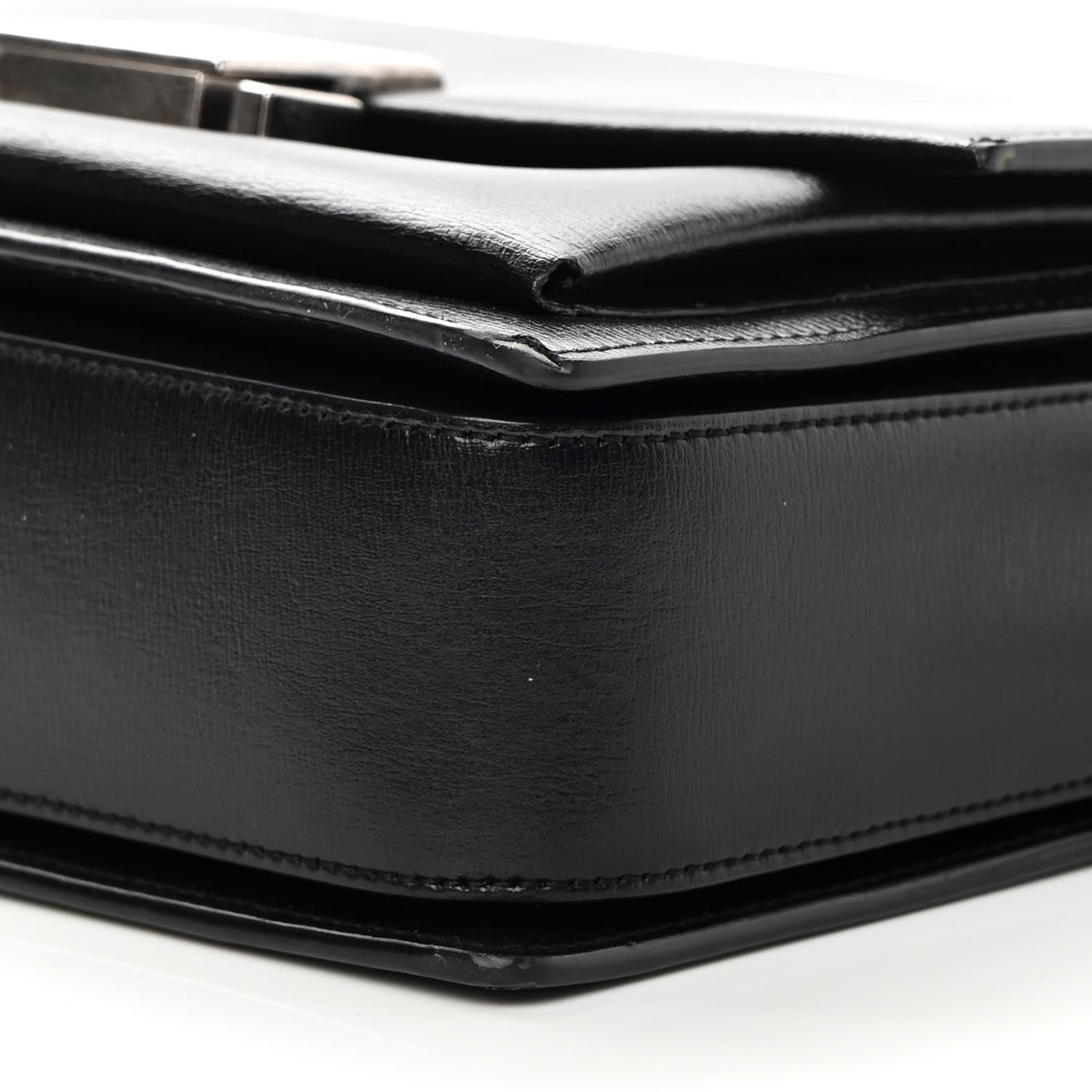 Saint Laurent Calfskin Medium Bellechasse Satchel Black 10 of 20