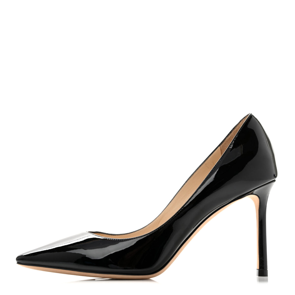 Jimmy Choo Patent Romy 85 Pumps 37 Black 1 of 10