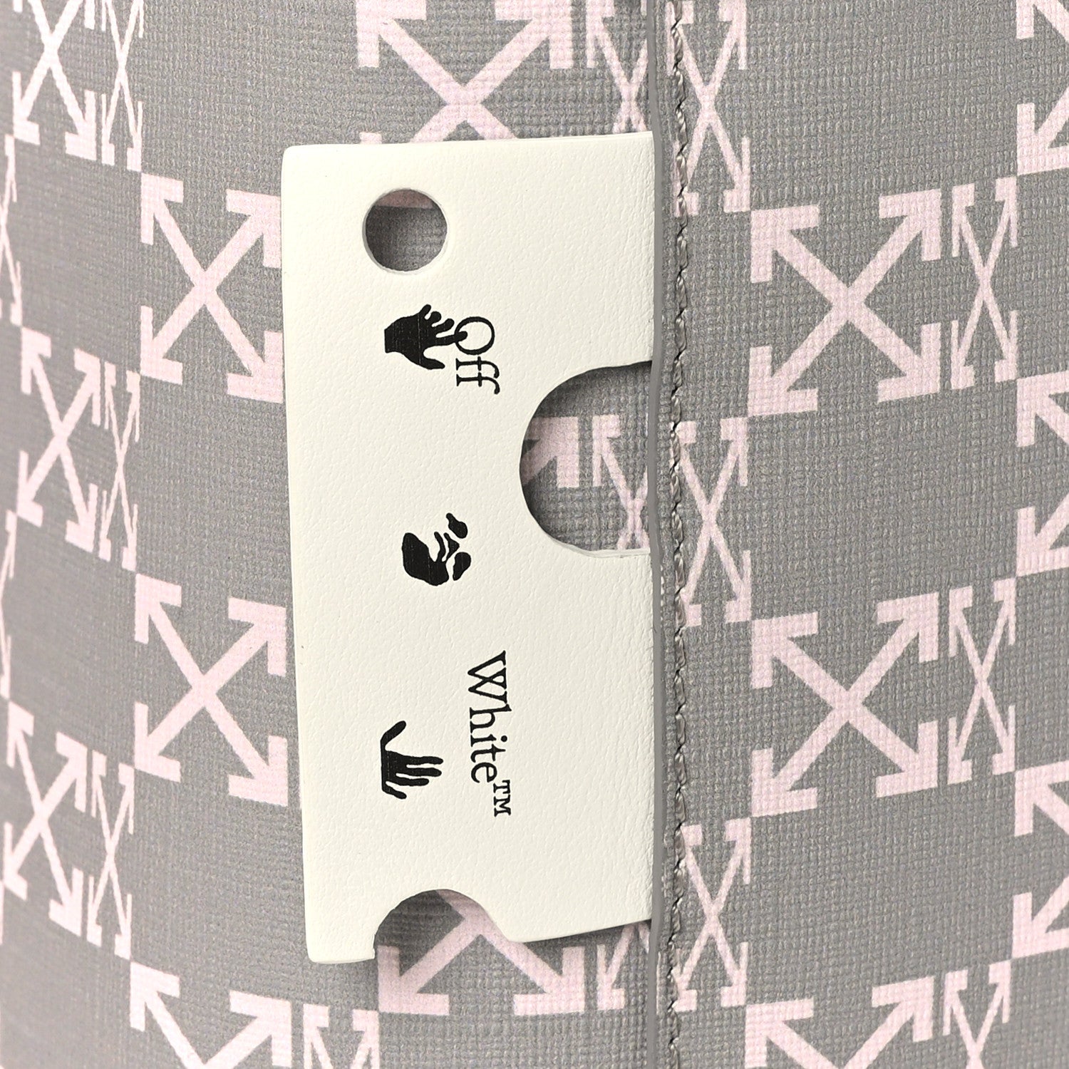 Off-White Coated Canvas Arrow Print Day Off Tote Bag White 7 of 9