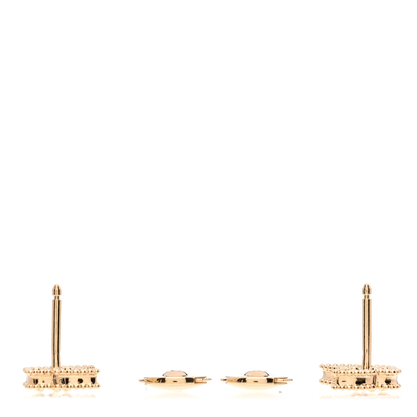 18K Yellow Gold Mother of Pearl Sweet Alhambra Butterfly Earrings