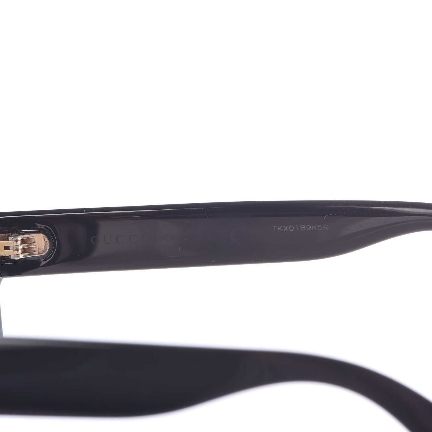 Gucci Oversize Square GG 0036S Sunglasses Black 6 of 7