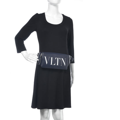 Valentino Garavani Calfskin VLTN Belt Bag Marine 2 of 6